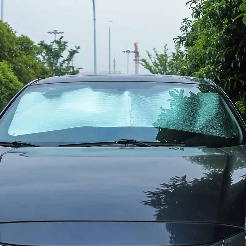 Parasolar auto 140X70 cm – Green Tinted, protectie UV si intimitate