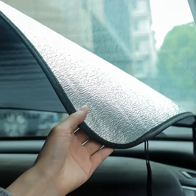 Parasolar auto 140X70 cm – Green Tinted, protectie UV si intimitate