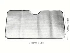 Parasolar auto 140X70 cm – Green Tinted, protectie UV si intimitate