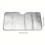 Parasolar auto 140X70 cm – Green Tinted, protectie UV si intimitate